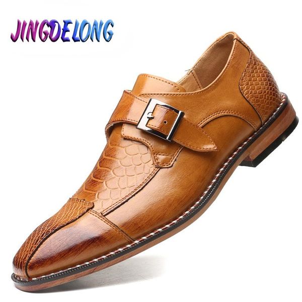 

dress shoes brand classic crocodile pattern men's business handmade men formal pointed leather quality 39-48, Black