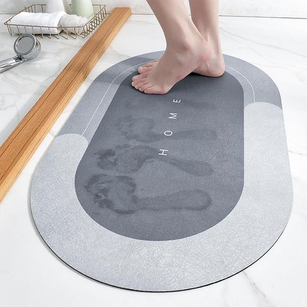 

bath mats super absorbent floor mat quick drying bathroom carpet modern non-slip home oil-proof kitchen