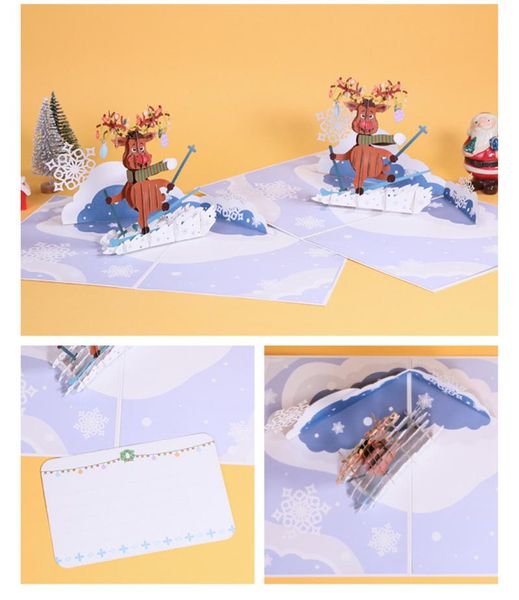 

greeting cards laser cut vintage happy birthday postcard gift blank paper 3d handmade up invitations custom with envelope