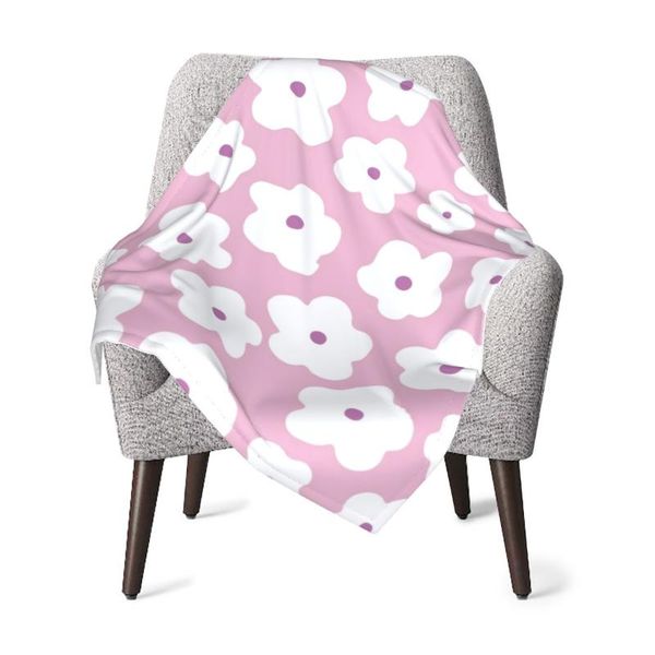 

blankets & swaddling baby kids blanket quilt pink pastel flower cute cartoon birthday born swaddleme soft children stroller wrap for girl bo