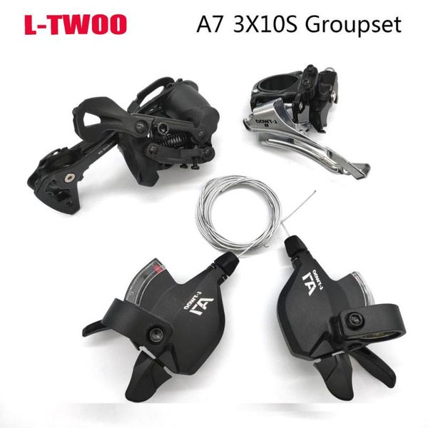 

bike derailleurs ltwoo a7 3x10 30 speed groupset 10s shift lever front derailleur 10 rear switchs