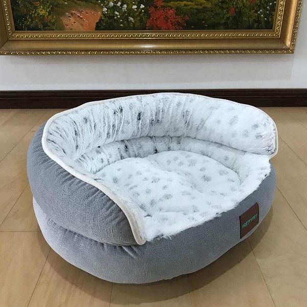 

autumn and winter thick warm cat dog bed plush beds for small dogs nest sleep pets cushions pet home kennels & pens