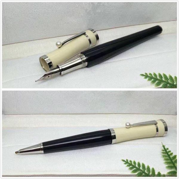 

office pen fashion black and white contrast ballpoint business signature with original box pens, Blue;orange