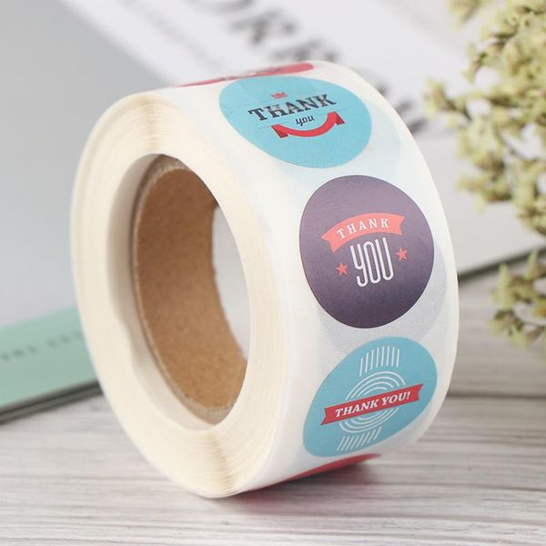 

gift wrap foil thank you stickers order wedding envelope seals handmade stationery sticker diy gifts 1inch 500 stickers/roll paper