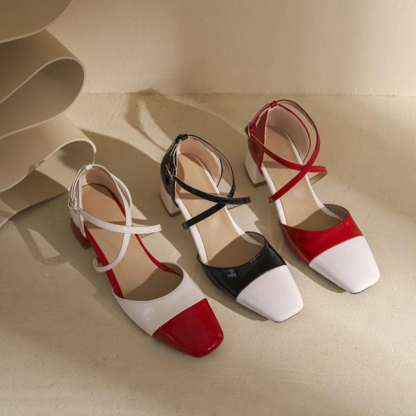 

sandals shoes closed toe med summer heels suit female beige large size velvet medium fashion comfort girls black low mu