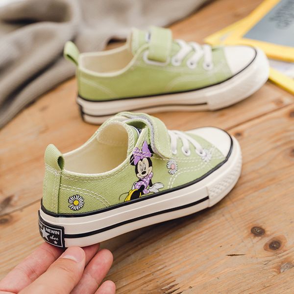 

children' shoes girls cloth shoes 2021 new small daisy net redboard shoes chinese children canvas women spot wholesale, Black;grey