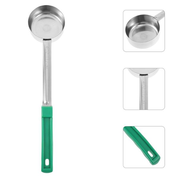 

spoons portion control long serving spoon practical ladle sturdy