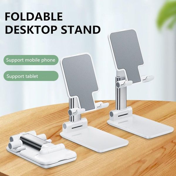 

foldable metal universal phone holder desk for ipad desktablet plastic stand mobile cell table mount mounts & holders