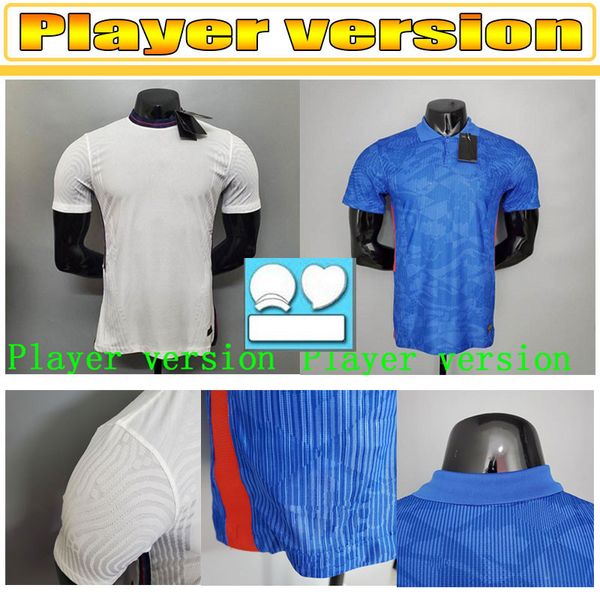 

player version kane soccer jerseys 20/21 away blue sterling dele rashford shirt sancho rose mount football uniform, Black;yellow