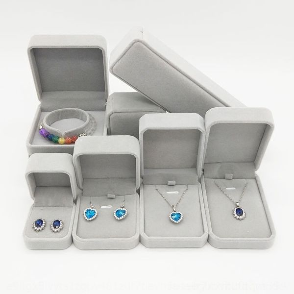 

jxu bracelet packaging boxes flannel jewelry jewelry boxes storage pendant packing earrings pendant ring necklace necklace gifts, Black;white