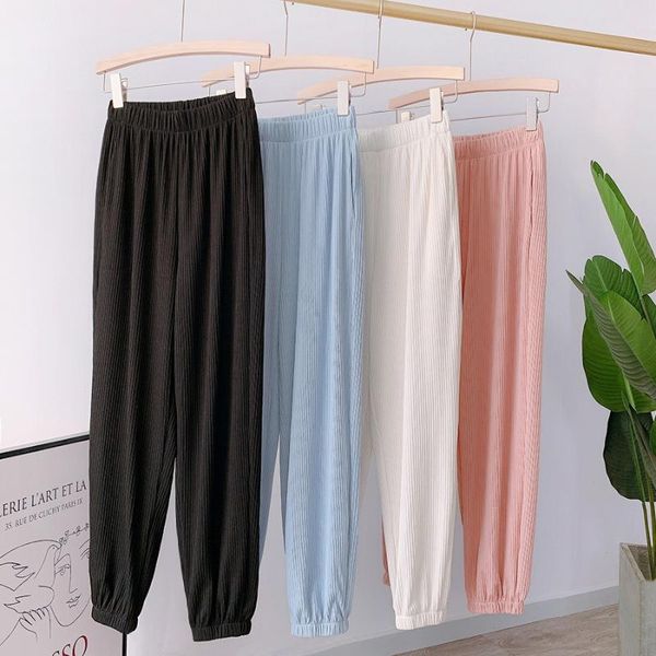 

women casual sport pants high waist hip hop dance running jogging harem elastic sweatpants baggy trousers women's & capris, Black;white