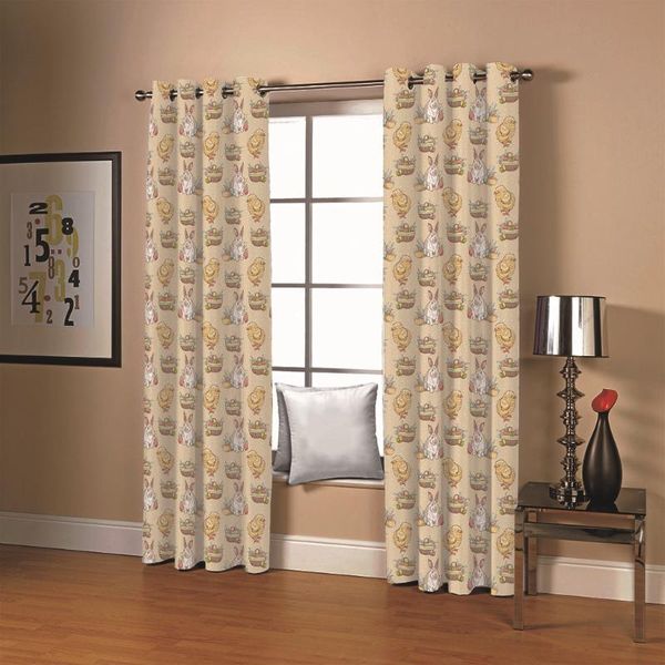

curtain & drapes softbatf for window blackout curtains fabric living room bedroom drop