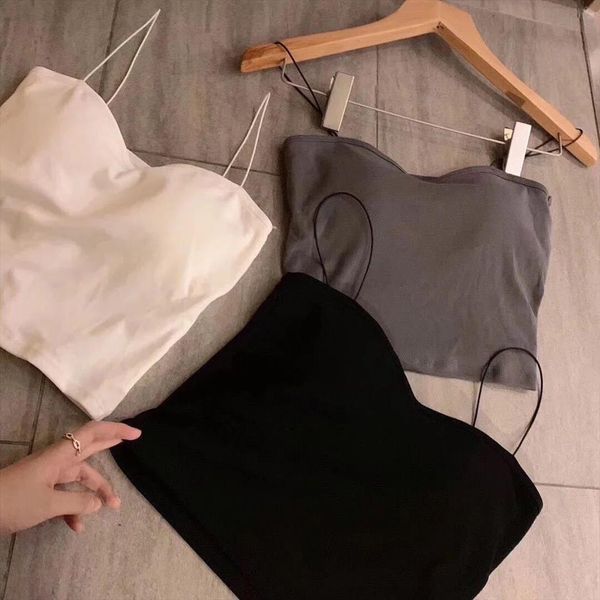 

sp amp city summer casual women tank vest modal thread cotton soft suspender comfortable breathable beautiful back streetwear, White