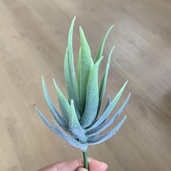 

decorative flowers & wreaths 13.5x7 artificial succulents plants diy aloe simulation landscape decoration fake supplies flower garden plan z