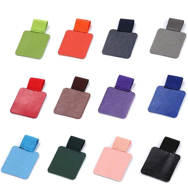 

pencil bags 12 pack pen loop holder, self-adhesive holder elastic for notebooks, journals, calendars
