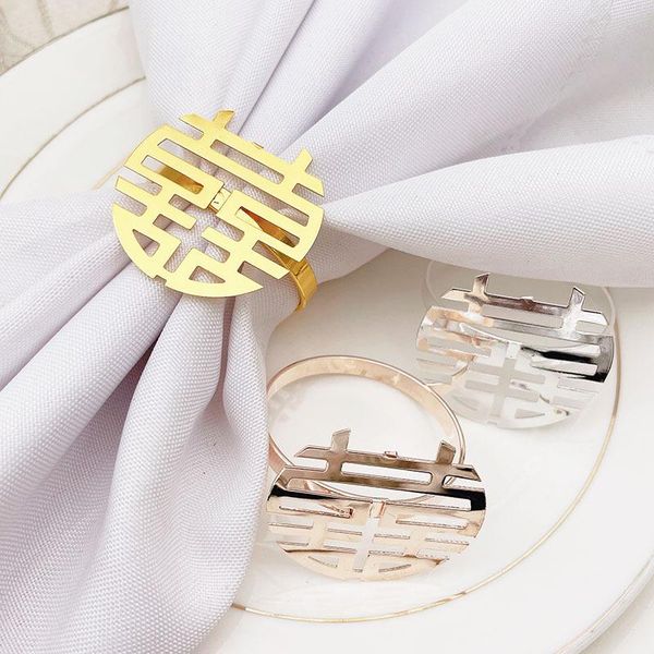 

pcs el wedding napkin ring buckle gold mouth cloth manufacturer wholesale rings