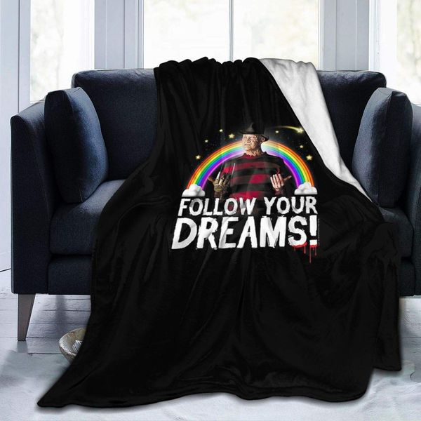 

spooky halloween killer horror movie 80s monsters fans ultra-soft lightweight blanket flannel throw blanket