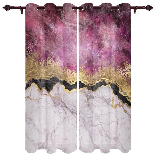 

luxury home window curtains marble texture cracks pattern living room closet kitchen bedroom exquisite translucent curtain & drapes