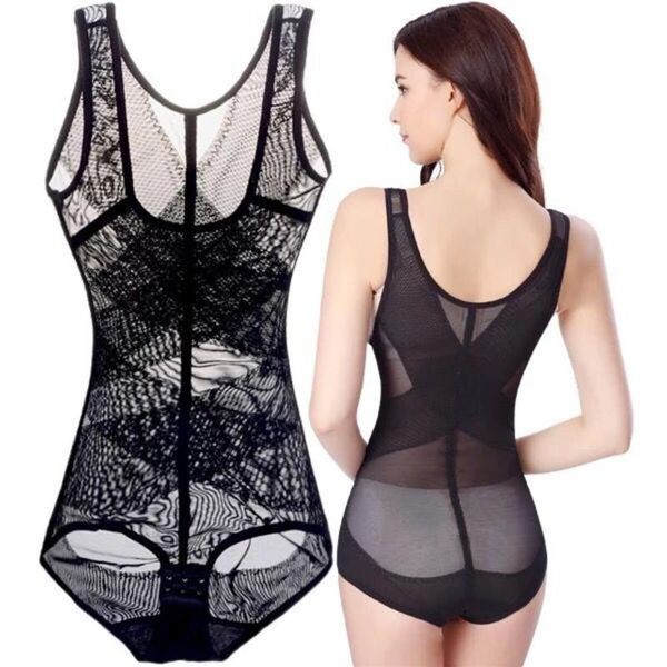 

women's shapers corset belly postpartum recovery bodysuits waist shaper shapewear slimming underwear female four seasons, Black;white