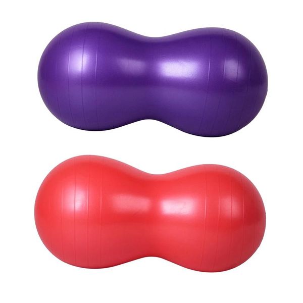 

pilates yoga ball home exercise equipment sports peanut fitnes workout massage with pump balls