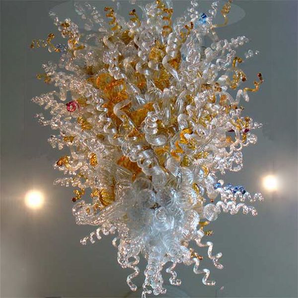 Moderne nordische transparente und goldfarbene Pendelleuchten, Kristall-Kronleuchter, Glas-Hängeleuchten, Kronleuchter-Beleuchtungskörper, 60 x 120 cm, luxuriös für Zuhause und Restaurant