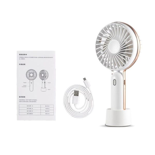 

electric fans usb charging handheld summer mini round fan with base nordic outdoor portable cooler