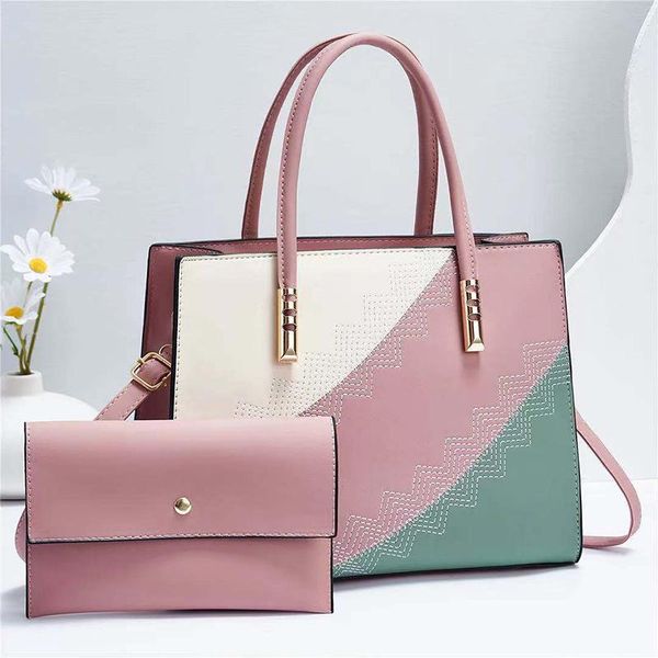 

evening bags dl096 35 the fashion splicing package european and american atmosphere hand shoulder messenger western style bag