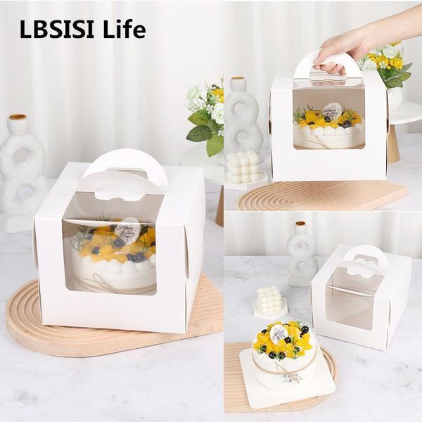 

life 10pcs handle cake packing card boxes handmade dessert country wedding birthday party favor gift decoration wrap1