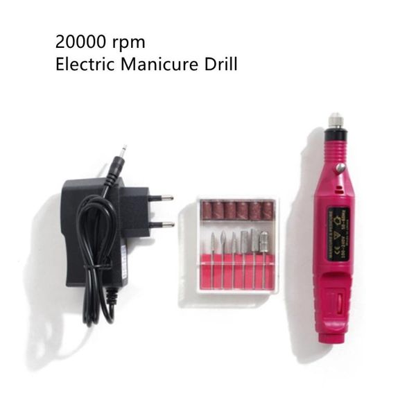 

nail drill & accessories professional electric pen handle file polish grinding handpiece for manicure pedicure machine art t