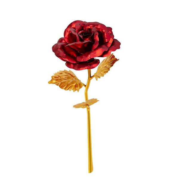 

decorative objects & figurines 24k gold plated rose flower with box anniversary girlfriend wife romantic valentine's day gift festive p
