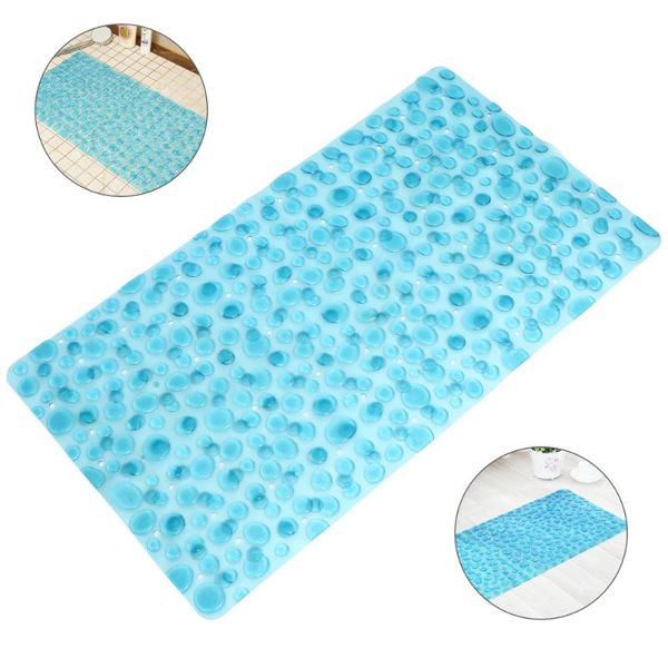 

1pc shower ground mat bathroom bath pad anti-skis floor cushion for (blue) mats