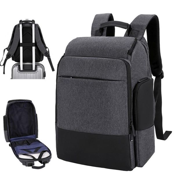 

backpack waterproof backpacks teenager anti-theft usb charging student 15.6 inch lapschool bags business travel