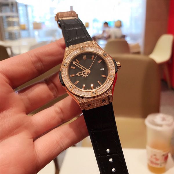 

quartz watch ladies high grade sile calendar waterproof leisure, Slivery;brown