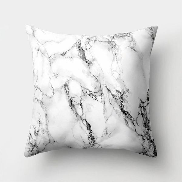 

pillow geometric 45x45cm marble texture throw case for home decor