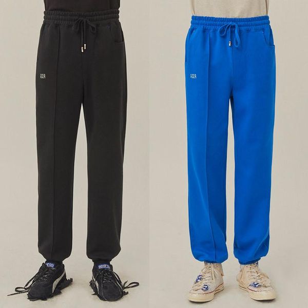 

men's and women's high-quality ader error sweatpants logo velvet panties covering adererror pants, Black