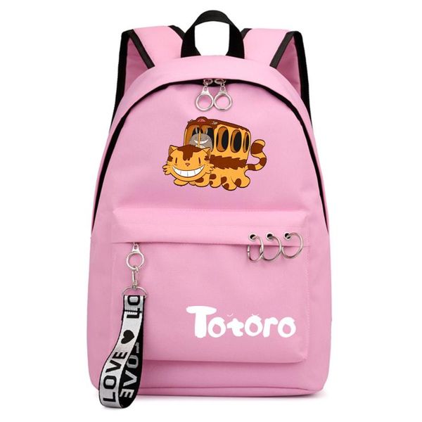 

backpack my neighbor totoro packsack zipper boys girls teenger fashion rucksack casual shoulders lapbag student bookbag gift