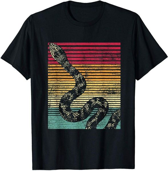 

retro snake t-shirt shirt t-shirt size m - 5xl, White;black