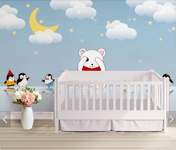 

wallpapers glacier white bear animal wallpaper mural 3d po for living room wall decor canvas paper rolls customize