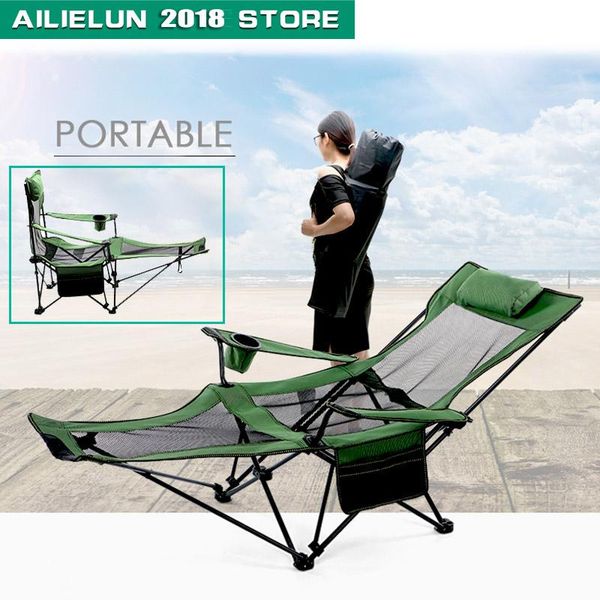 

camp furniture outdoor chair foldable stool folding sillas camping muebles with footrest