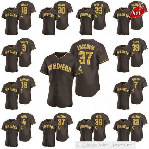 

2022 Baseball Men Ian Kinsler Wil Myers Jerseys Stitched Manuel Margot Manny Machado Authentic Women Youth Jersey