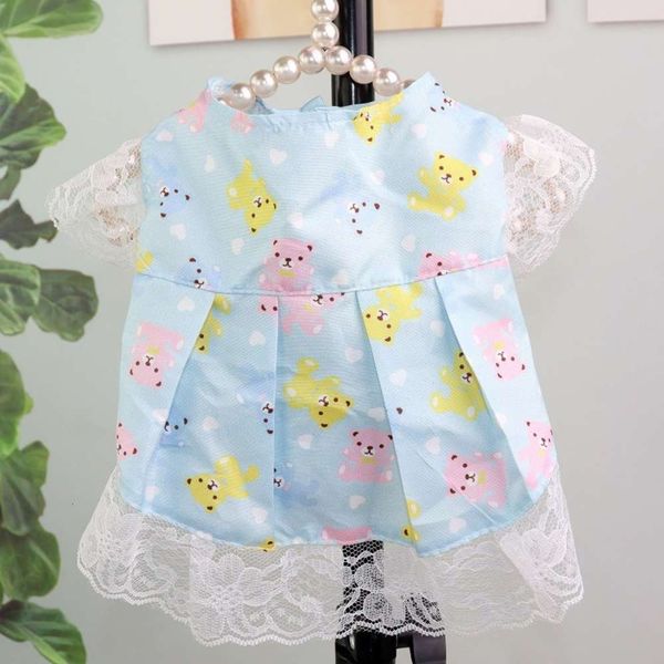 

teddy spring and than xiong bomei cat pet princess dress dog dress summer thin