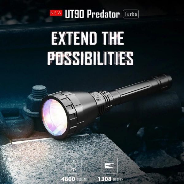 

flashlights torches imalent ut90 tactical luminus sbt-90 2nd 4800lm led torch rechargeable strong light for hunting camping