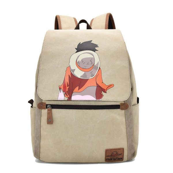 

luffy pattern student print backpack high-quality, comfortable and large-capacity novel fun school trip play