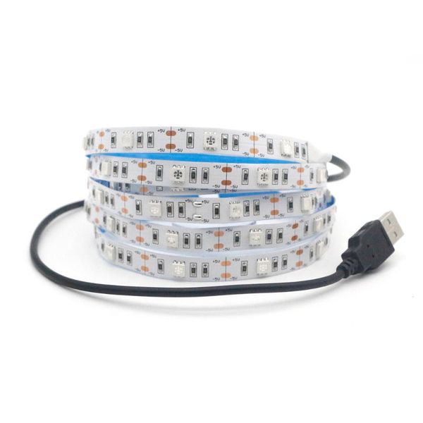 

strips uv led strip light 0.5-2m 30leds/m ultraviolet 395-410 nm smd chip dc 5v usb nail gel varnish dryer art tools