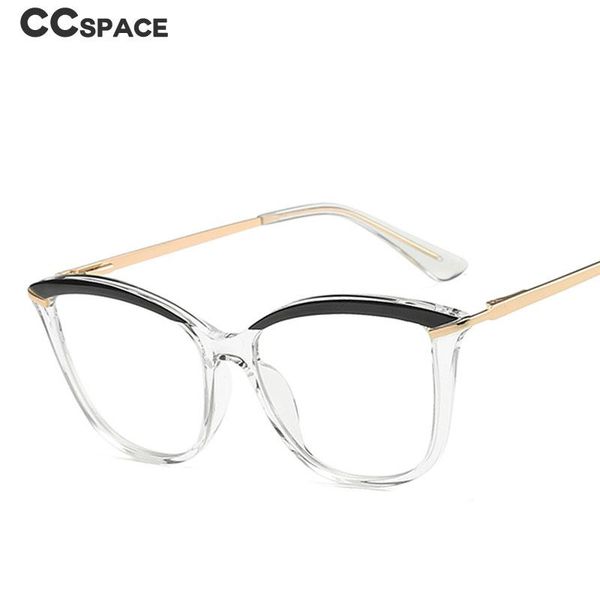 

cat eye anti blue light optical eyebrow glasses frames men women tr90 spring leg fashion computer eyeglasses sunglasses, White;black