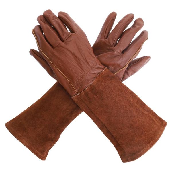 

disposable gloves gardening work men thick leather ladies protective long style