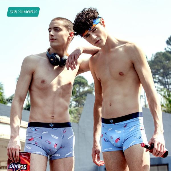 

boxer men solid modal breathable underwear man boxers super-elastic shorts black underpants male panties gay swim briefs men's swimwear