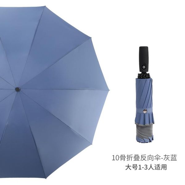 

umbrellas business automatic umbrella windproof fashion reverse folding corporation summer guarda chuva household items yy50ys