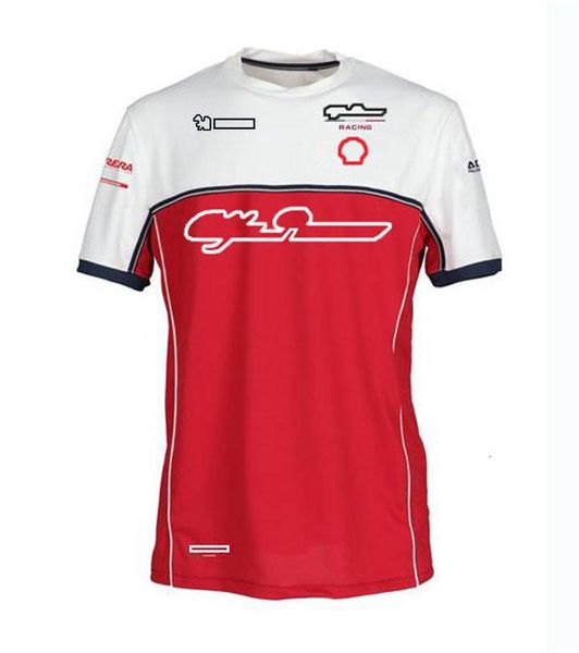 

f1 team t-shirt racing suit round neck short-sleeved jacket sweater 2021 formula 1 team uniforms customized with the same style