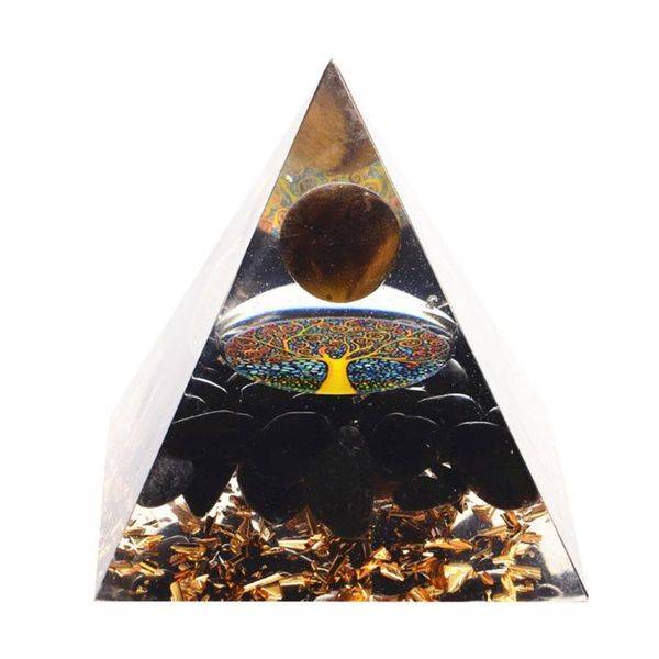 

decorative objects & figurines crystal pyramid reiki for balancing yoga meditation energy natural gemstone ornaments